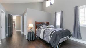 Premium bedding, individually decorated, individually furnished