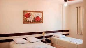 Minibar, blackout curtains, iron/ironing board, free WiFi