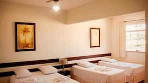 Minibar, blackout curtains, iron/ironing board, free WiFi
