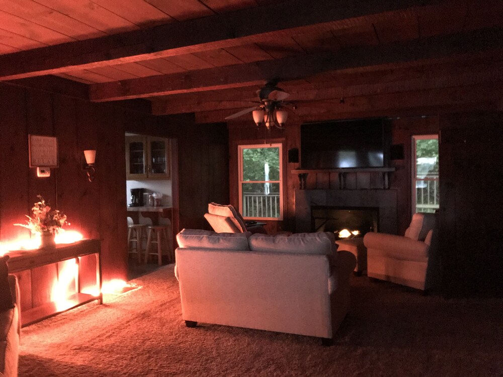 FireWater Cottage with serene Lake views and a cozy relaxing environment.