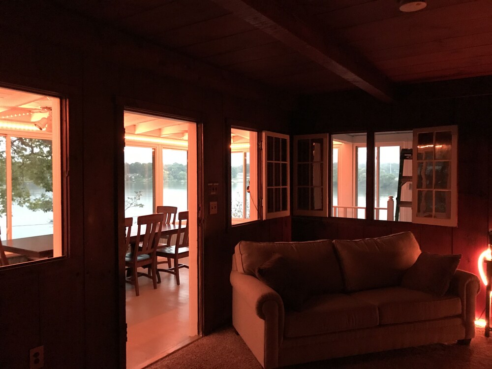 FireWater Cottage with serene Lake views and a cozy relaxing environment.