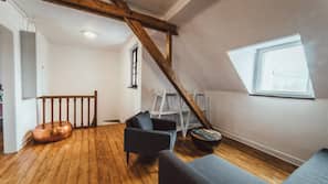 Fernseher, Kamin