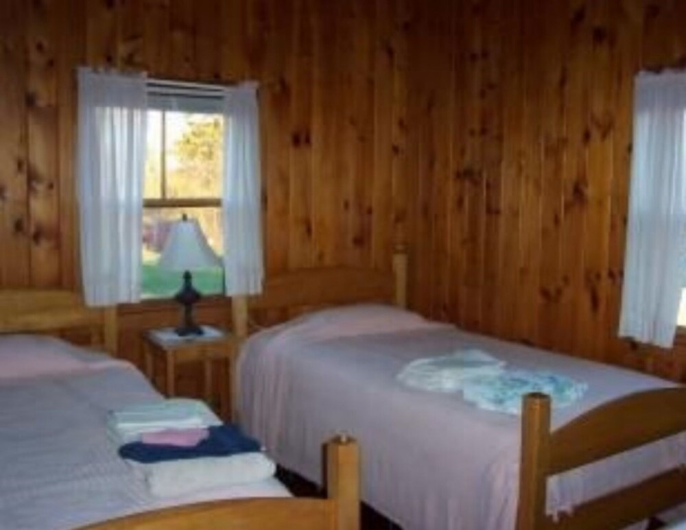 Rustic Maine Cottages with glorious water view, path to our shoreline