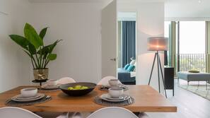 Eetruimte in kamer