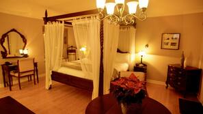 Premium bedding, pillow top beds, individually decorated