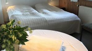 Dundyner, med varierende dekoration, med varierende møblement