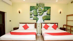 Individually decorated, desk, free WiFi, linens