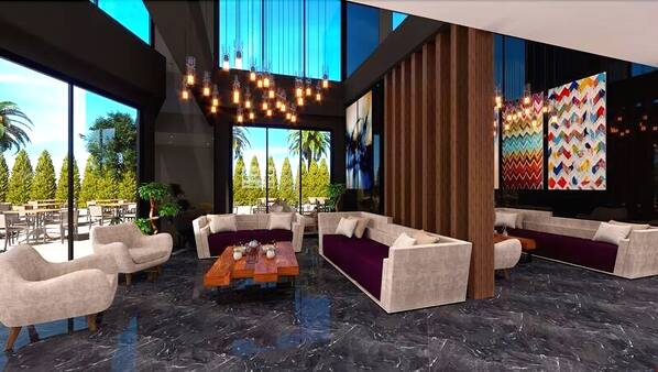 Sitzecke in der Lobby