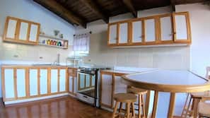 Microwave, oven, stovetop, cookware/dishes/utensils
