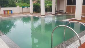 Indoor pool, outdoor pool