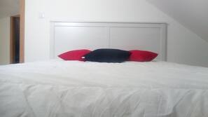 Egyptian cotton sheets, premium bedding, down duvet, linens