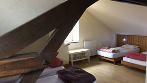 Individually decorated, individually furnished, free cots/infant beds