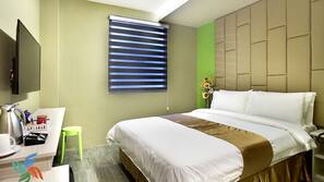Select Comfort beds, minibar, in-room safe, individually decorated