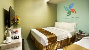 Select Comfort beds, minibar, in-room safe, individually decorated