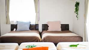 2 Schlafzimmer, Schreibtisch, Verdunkelungsvorhänge