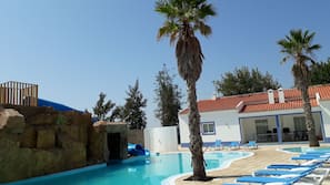 Outdoor pool, open 8:00 AM to midnight, pool loungers