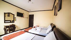 Desk, iron/ironing board, free WiFi, bed sheets