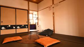 Desk, laptop workspace, blackout drapes, free WiFi