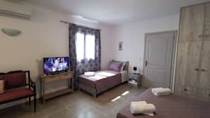 Soundproofing, iron/ironing board, free WiFi, linens