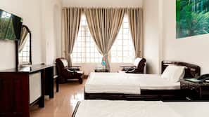 Minibar, blackout drapes, iron/ironing board, free WiFi