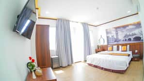 Minibar, in-room safe, blackout drapes, soundproofing
