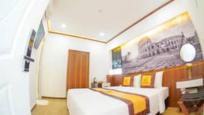 Minibar, in-room safe, blackout drapes, soundproofing