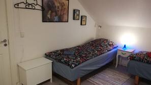 Individually decorated, individually furnished, iron/ironing board