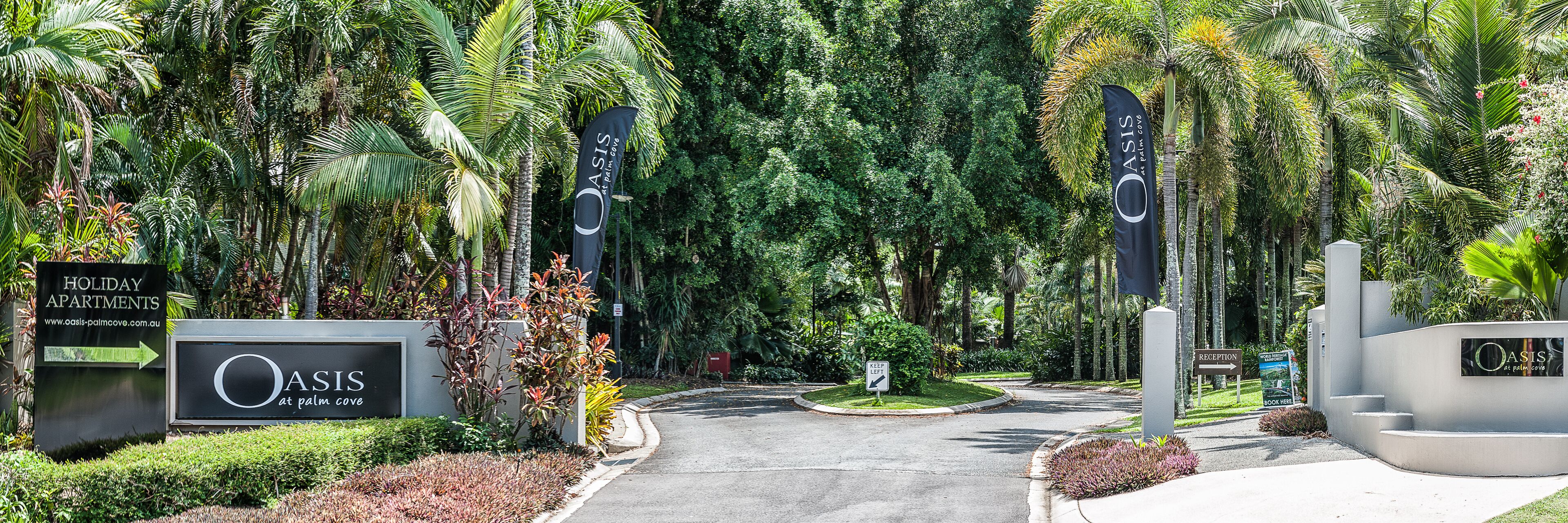 Large  self contained 3 bedroom apartments set in  2.5 acres of tropical gardens