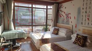 Desk, iron/ironing board, free WiFi, linens