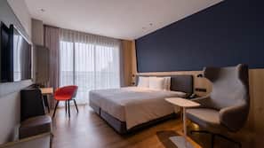 Premium bedding, in-room safe, individually decorated, desk