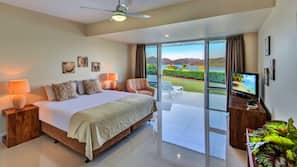 2 bedrooms, iron/ironing board, linens