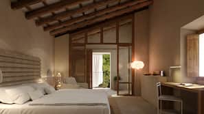 Premium bedding, down duvet, memory foam beds, in-room safe