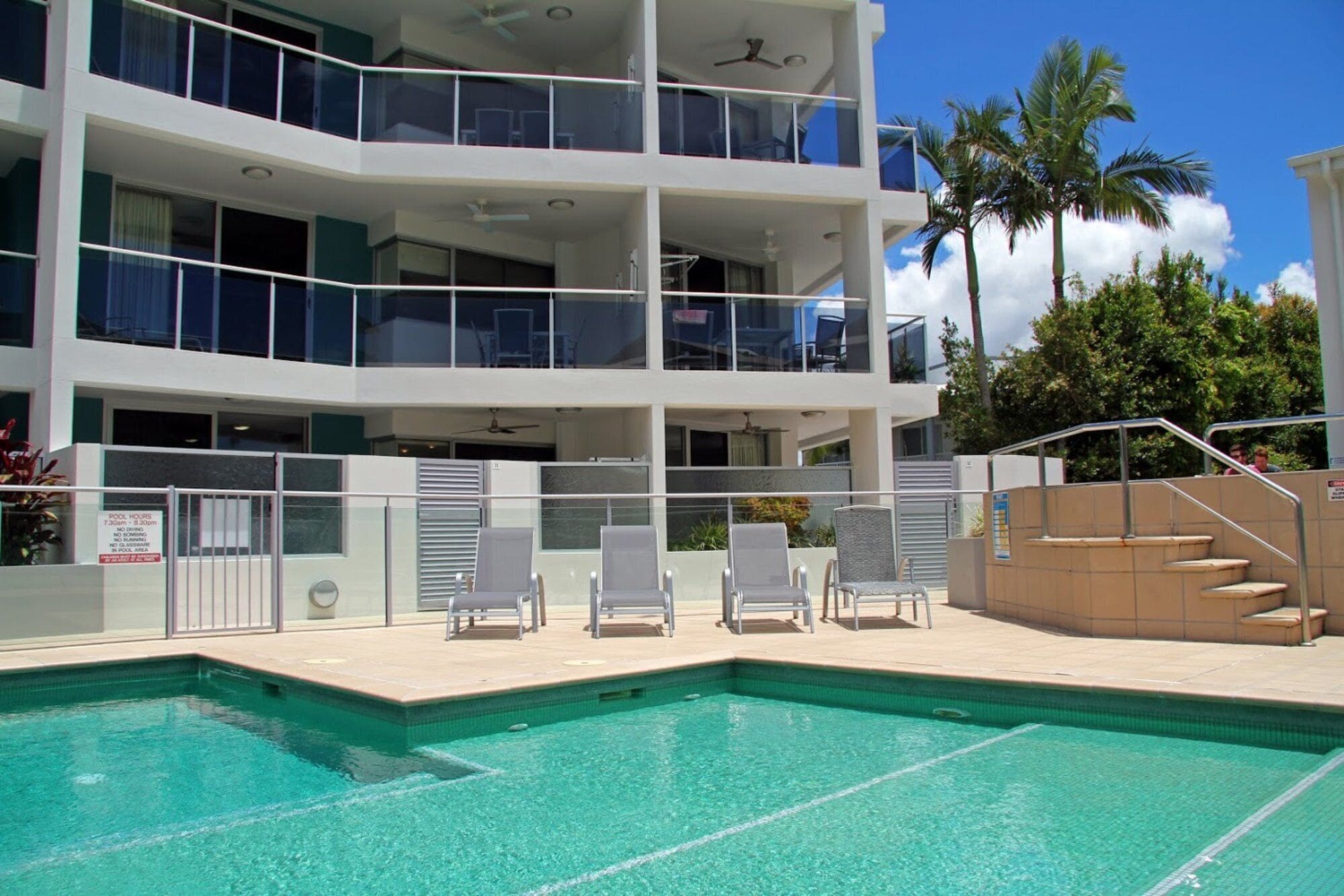 1BR Coolum Beach Rooftop Terracespatennispool
