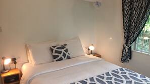 Down comforters, pillowtop beds, in-room safe, individually decorated
