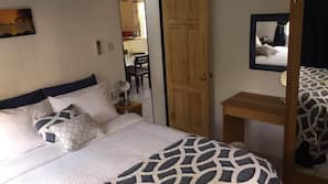 Down comforters, pillowtop beds, in-room safe, individually decorated