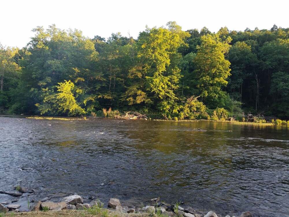 Warm & inviting,  Family oriented cabin on the creek.