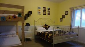 Desk, blackout drapes, free WiFi, linens