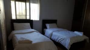 Premium bedding, down comforters, soundproofing, free WiFi