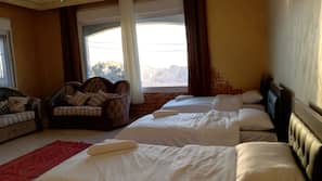 Premium bedding, down comforters, soundproofing, free WiFi