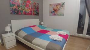 Desk, iron/ironing board, free cots/infant beds, free WiFi
