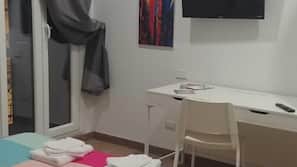 Desk, iron/ironing board, free cots/infant beds, free WiFi