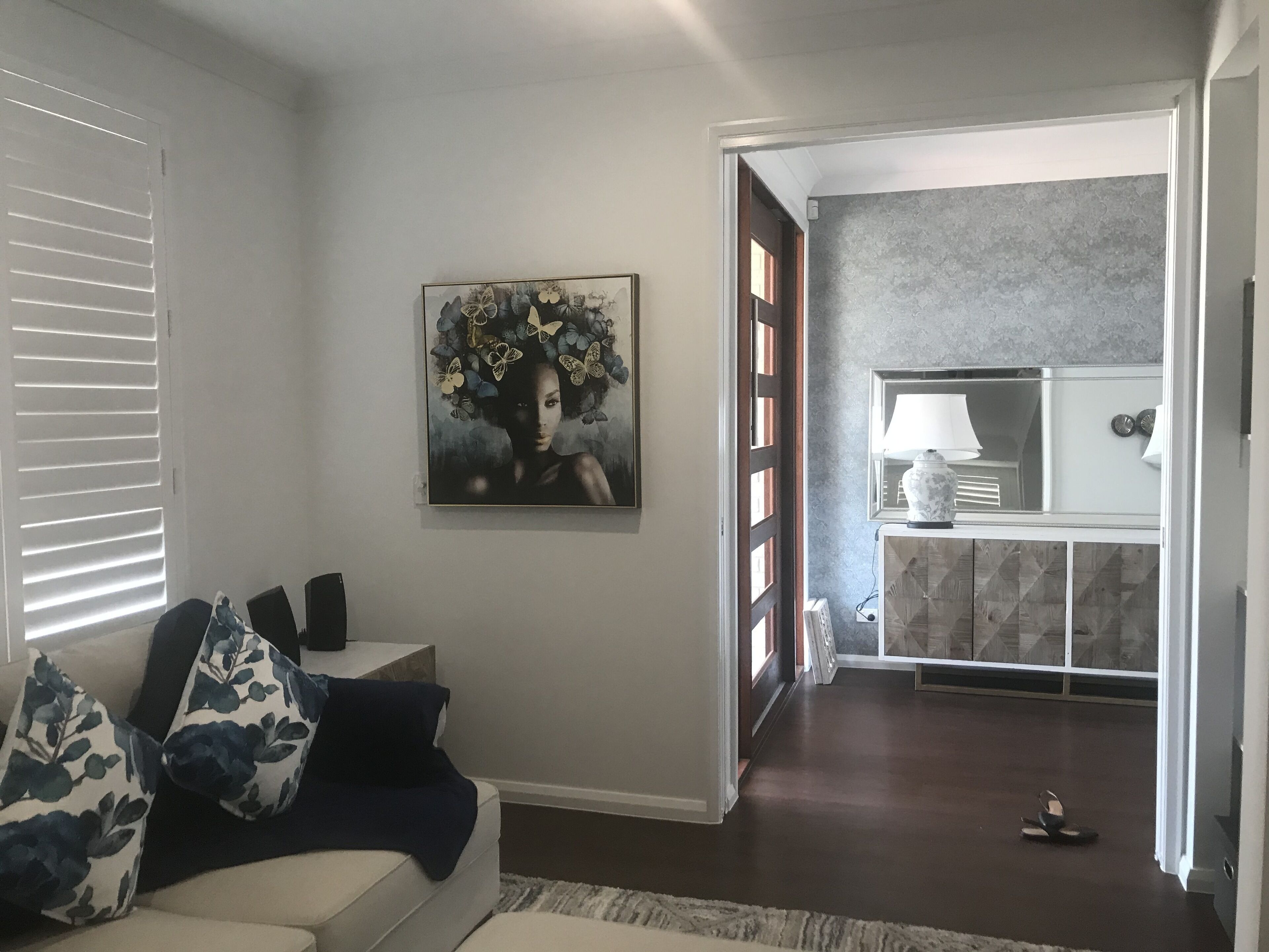 White house Villa with a spa