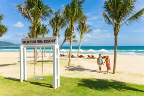 Private beach