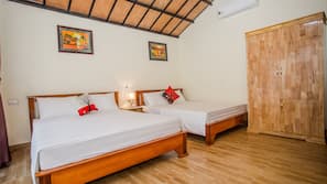 Premium bedding, Select Comfort beds, desk, laptop workspace