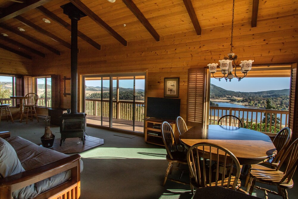 Spectacular & Breathtaking  views at this serene mountain lake view cabin