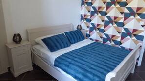 Individually decorated, individually furnished, iron/ironing board