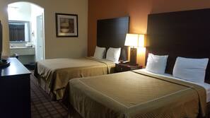 Blackout drapes, iron/ironing board, free WiFi, linens