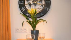 Fridge, microwave, oven, hob