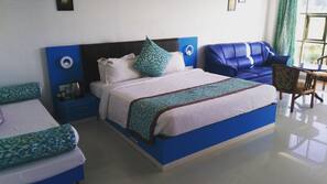 Laptop workspace, free WiFi, wheelchair access