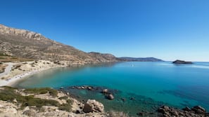 Beach nearby, sun-loungers